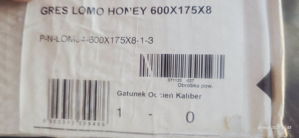 Plytki panelowe Gres lomo honey