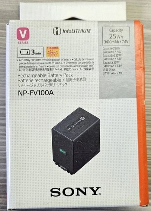 Sony Bateria NP-FV100  NOWA nieużywana