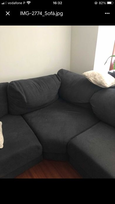 sofá com chaise longue