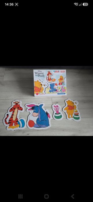 Zestaw puzzli Bing Kubuś Puchatek peppa 2+ 3+ trefl clementoni puzzle