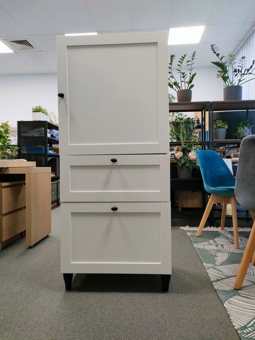 Szafka IKEA BESTÅ biała słupek ok. 60x139 cm