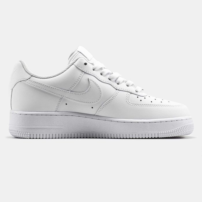 Унисекс кожаные кроссовки Nike Air Force 1 '07 Classic Low найк форс