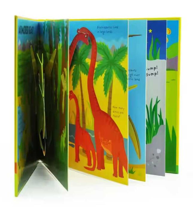 Інтерактивна 3D Pop-UP книга "Dinosaurs"