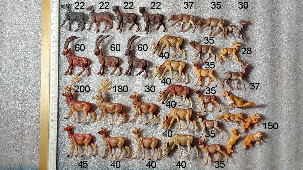 Фигурки животных Plaho (ГДР). 215 шт.