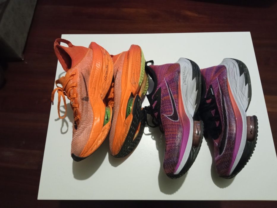 2 Pares Sapatilhas Alphafly tamanho 42