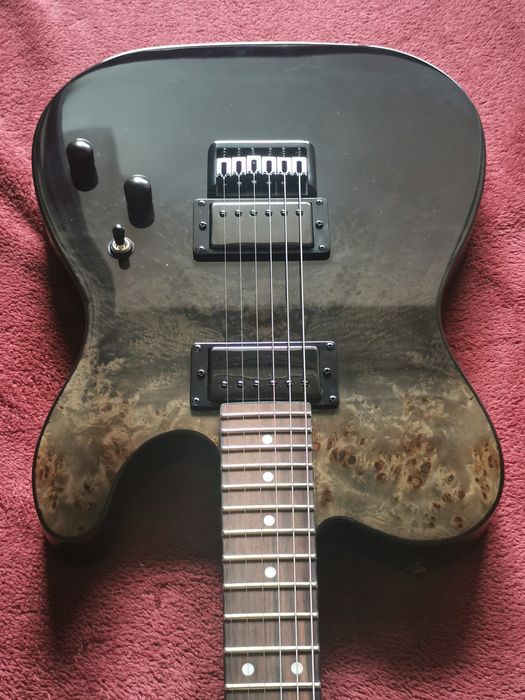 Schecter PT Standard BBFB Burl Black Fade Burst