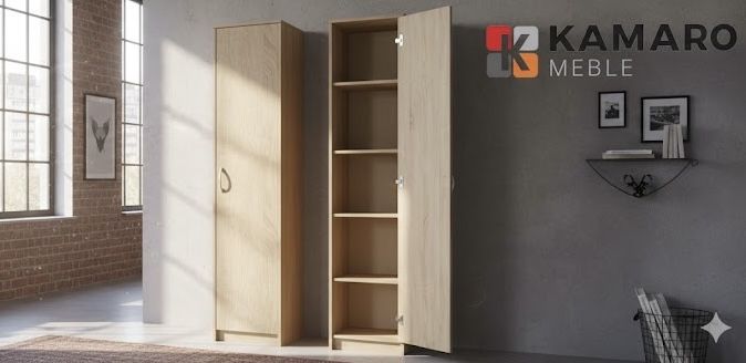 NOWA szafa z półkami - 4 kolory 180x39x35cm OD RĘKI!!!