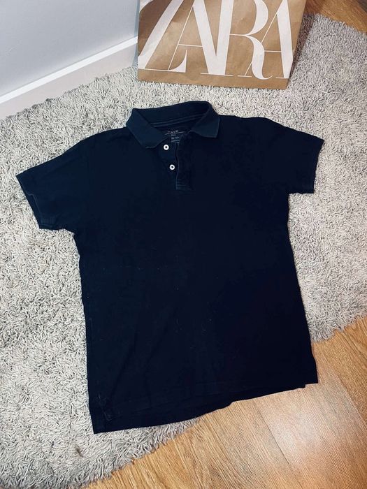 17&co M męski t-shirt czarny polo bluzka letnia