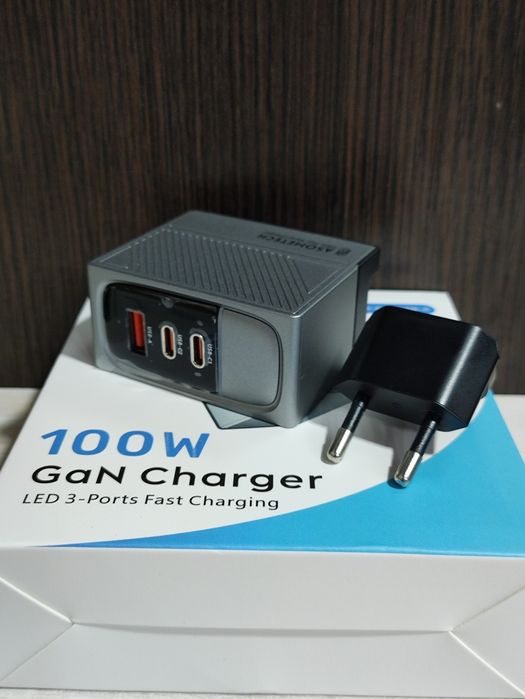 Essager 100W Asometech 100W  Gan Зарядний пристрій