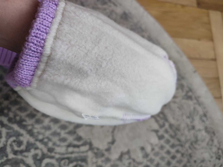 шапка з хомутом зимова для дівчинки