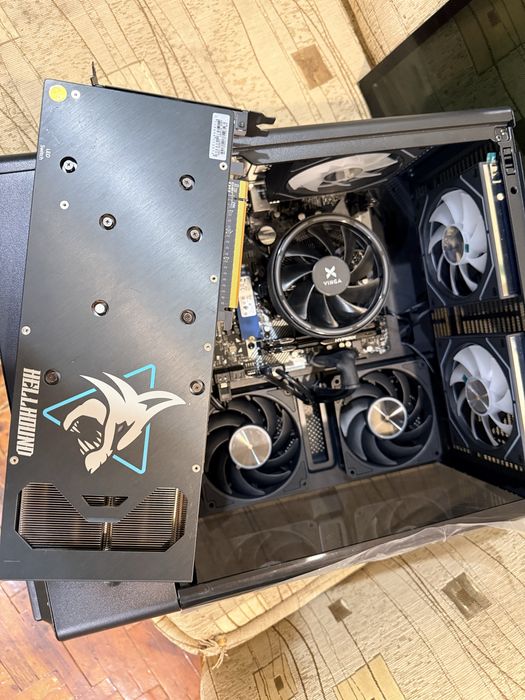 Компьютер AMD Ultra Ryzen 5+24 ddr+ssd м2 1 тб+ RX6700XT 12gb