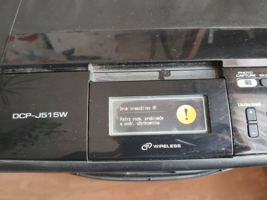 Drukarka brother dcp j515w uszkodzona