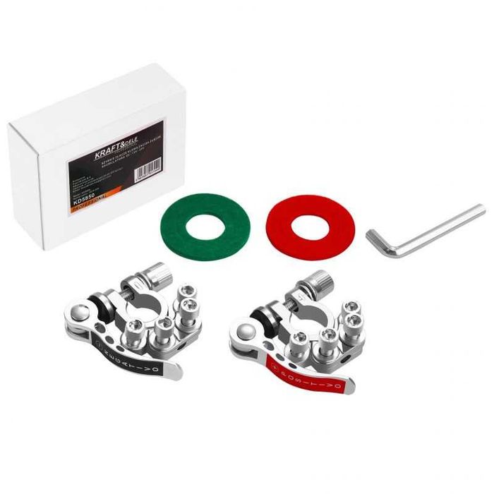 Klema zacisk akumulatora łódki 6/12/24V szybkie rozłączanie 2x KD5850