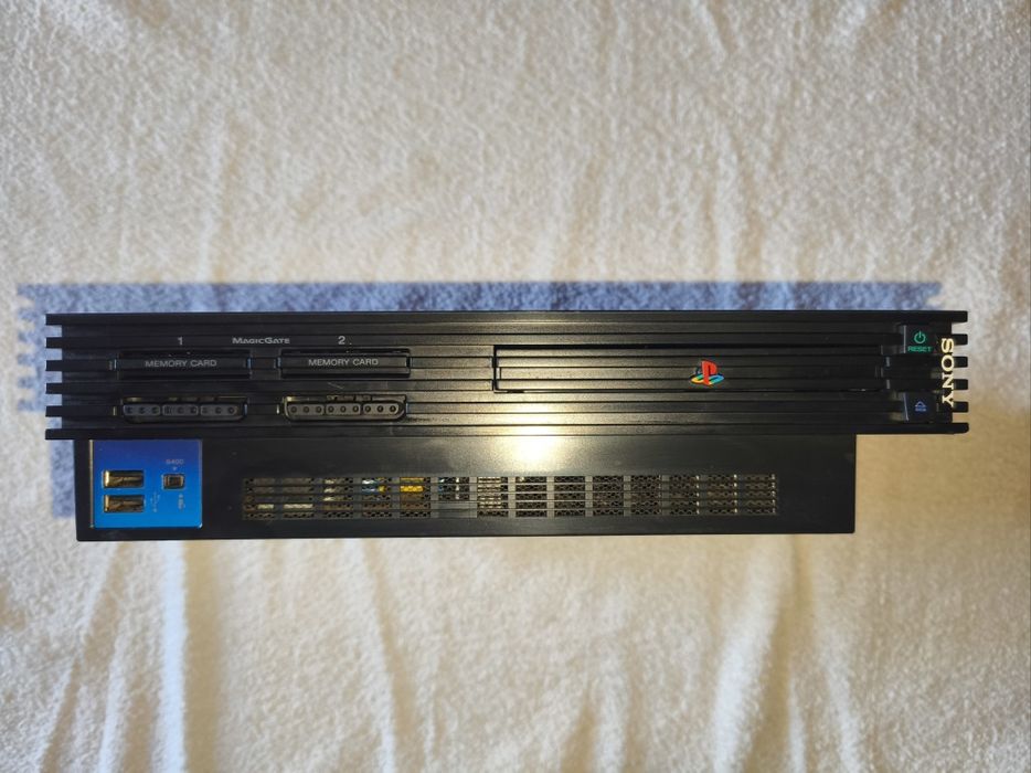 PlayStation 2 Fat Desbloqueada + 15 Jogos + Acessórios