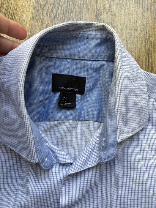 Koszula męska H&M w kratke rozm. S