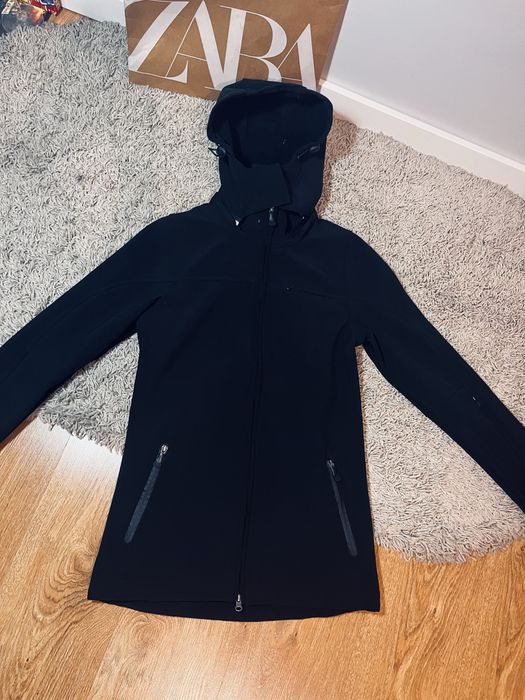 Damska czarna kurtka trekkingowa okay rozm xs softshell