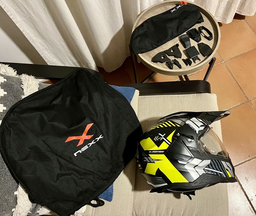 Capacete nexx x.wed2 (M) com sistema de comunicacao sena