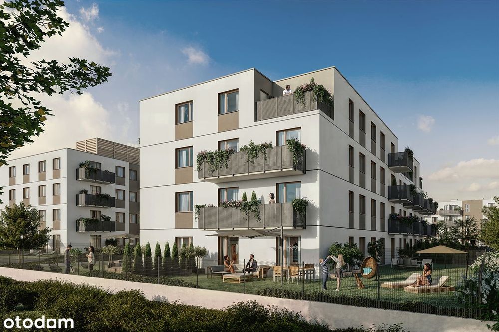 3-pokojowe mieszkanie 54m2 + balkon Bez Prowizji