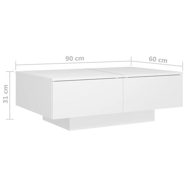 NOWY Stolik kawowy  - szafka TV biały
Wykończenie matowe 
90x60x31 cm
4 szuflady 
Nowy, fabrycznie zapakowany.

Możliwy dowóz na trasie Grybów - N