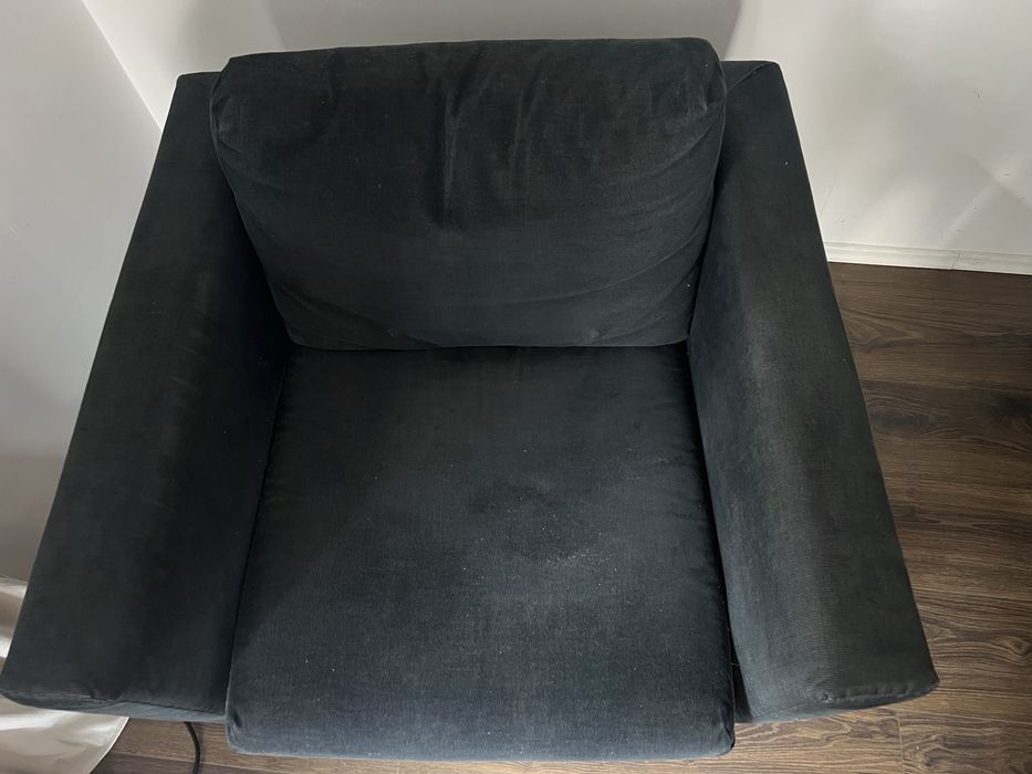 Sofa pufa fotel kpl.