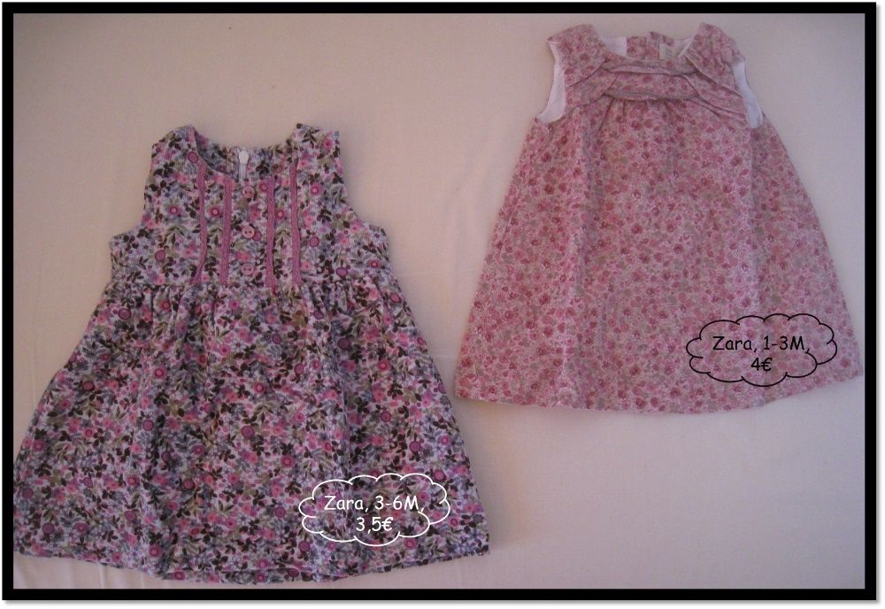 0-6 Meses,Menina, Outono/ Inverno - vários artigos