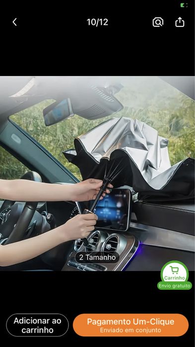 Protetor solar para carro