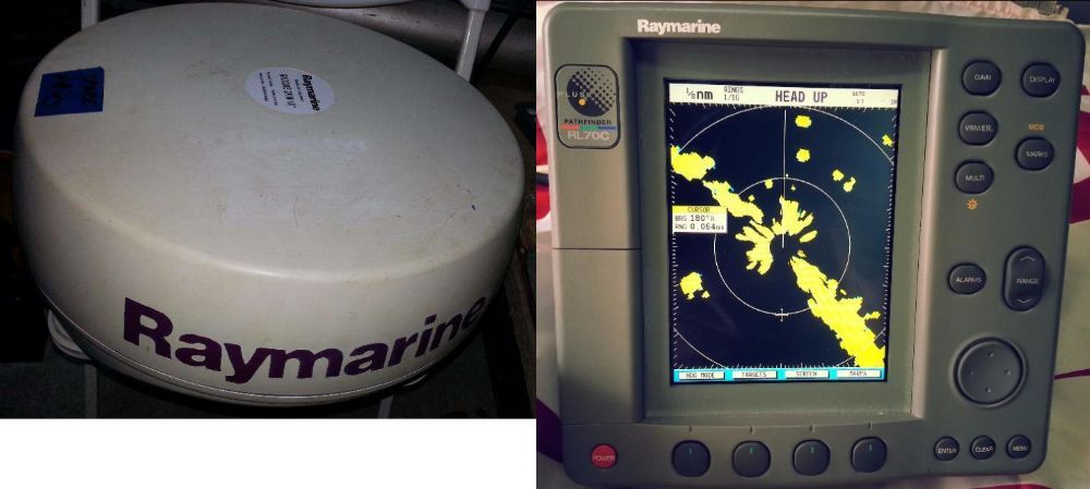 Radar jachtowy antena Raymarine Raytheon 18 cali na jacht M92650