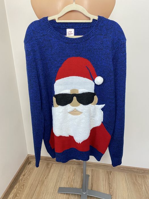 Sweter światwczny George rozmiar L sesja świeta mikolaj