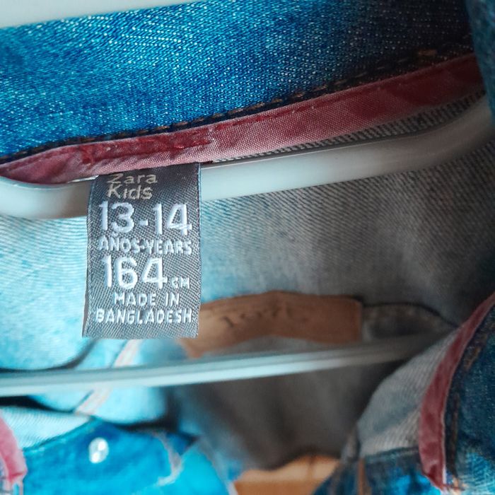 Zara kurtka jeansowa r. 164 bdb