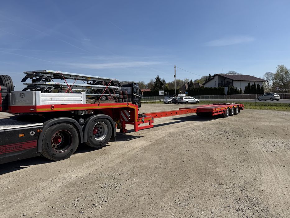 Naczepa niskopodwoziowa ES-GE odstępstwo paragraf rozciągana