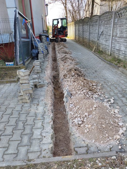 Usługi minikoparką