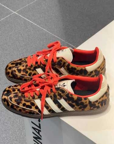 Adidas leopard print sneakers panterka 36