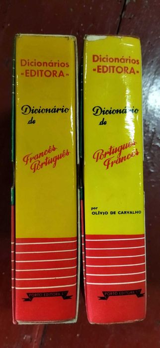 2 Dicionários Francês Português, Português Francês