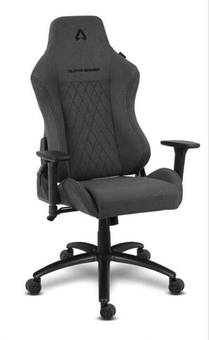 Cadeira Gaming Alpha Gamer Gaia V2 Dark Grey/Black