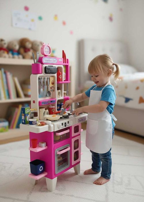 ‼️Мега набір‼️ Кухня 104 в 1 з продуктами є звуки / вода детская кухня