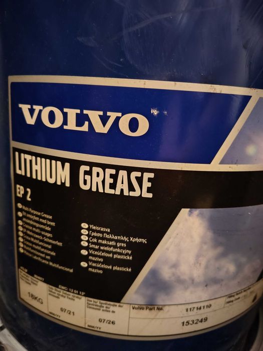 Sprzedam smar Volvo Lithum Grease 18KG, oryginalny