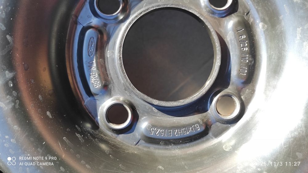 Диски 4/108/15 Ford 6.0J ET 52.5 DIA 63.1
