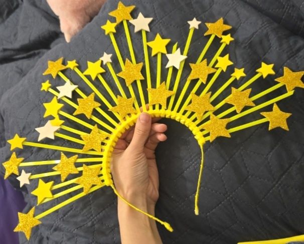 Обруч корона прикраса костюм зірка зірочка