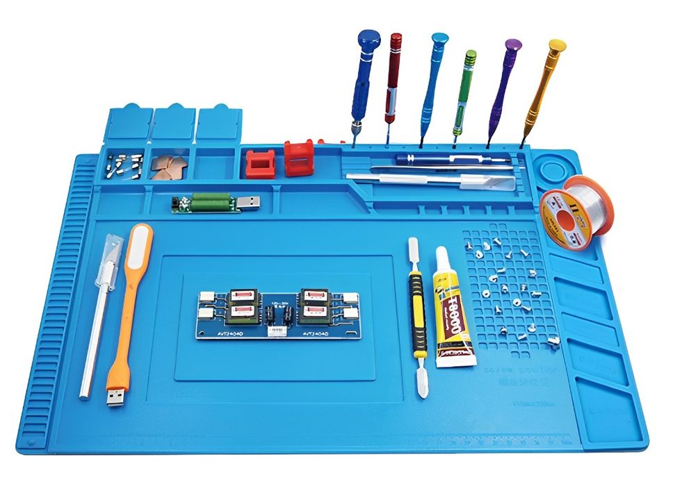 Силиконовый коврик для пайки ремонта  S-160