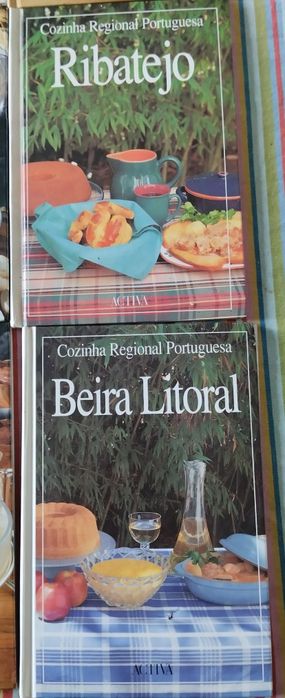Coleção de livros de culinária da Revista Activa , 1€ cada, desconto para a compra de vários livros