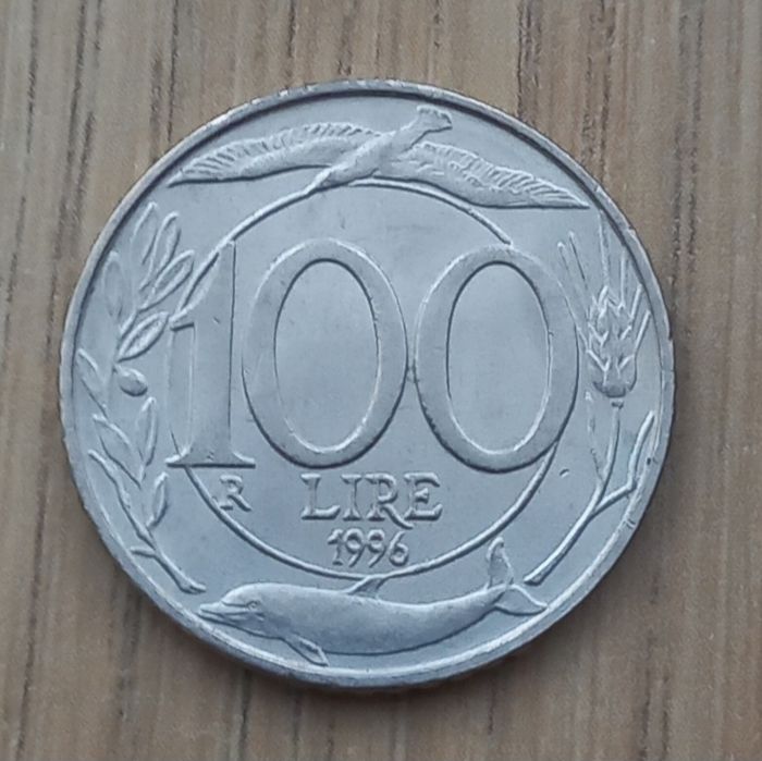 100 lirów 1996 r. Włochy