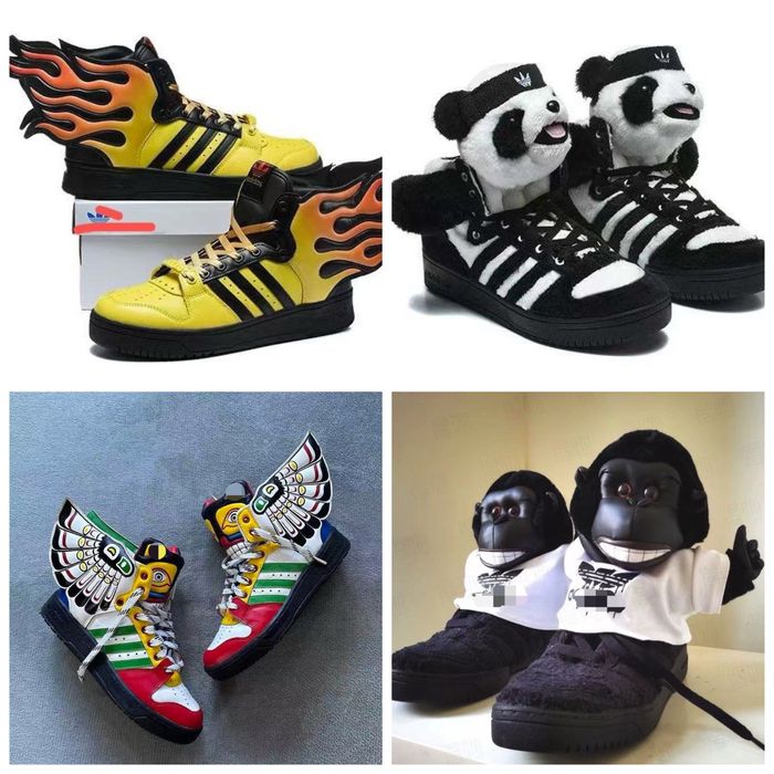 Кросівки Adidas Jeremy Scott Wings Panda Gorilla