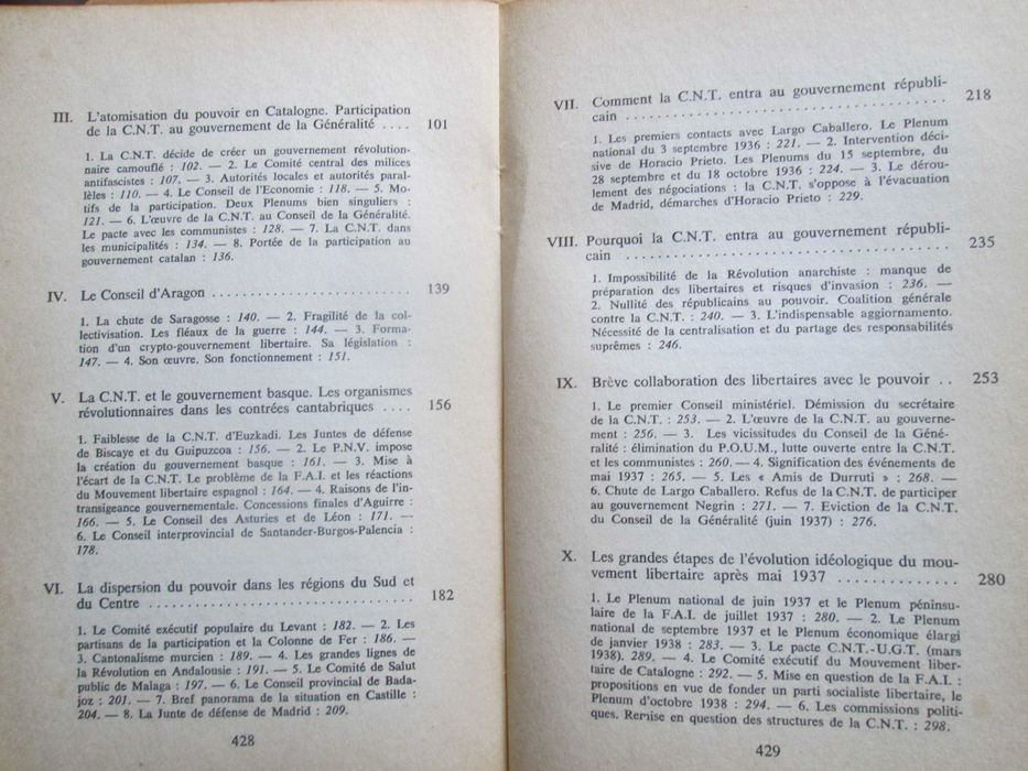 Les Anarchistes Espagnols et le Pouvoir (1868 | 1969) Cesar M. Lorenzo