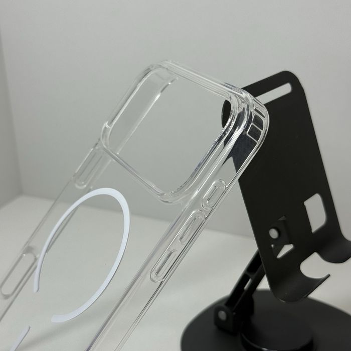 Чохол iPhone 17 Pro | 17 Pro Max прозрачный Clear Case MagSafe | Чехол айфон 17 про макс MagSafe противоударный