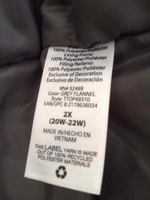 Новая,женская парка (пуховик) Time Tru .Большой размер 2XL