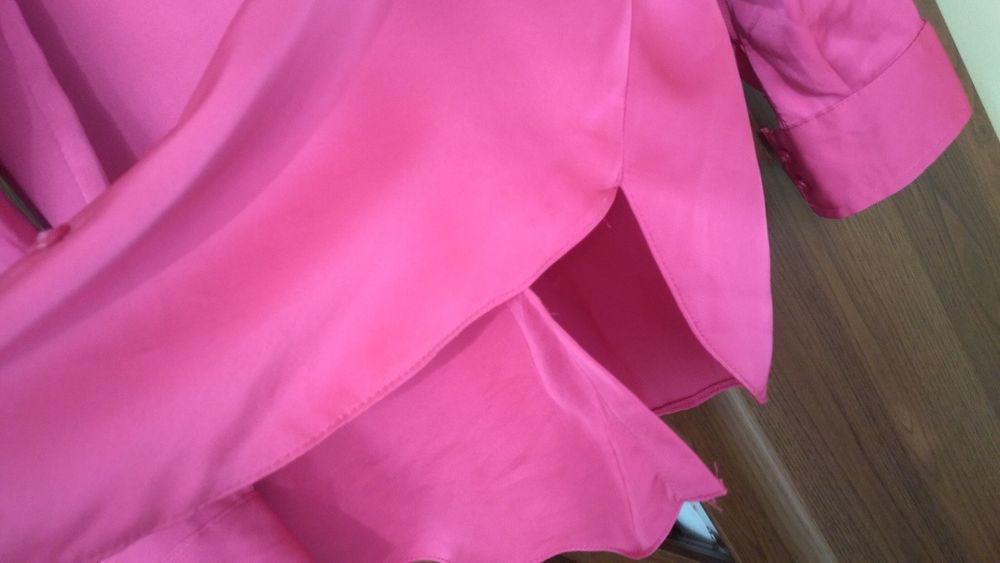 Elegancka bluzka koszulowa Primark 40 amarant