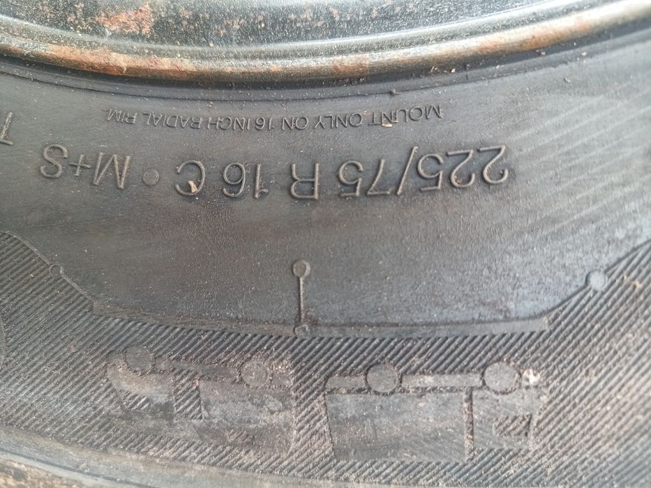 Opona felga Ducato 225/75R16C ET68 Continental