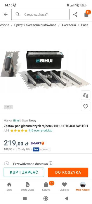Zestaw pac Glazurniczych Bihui