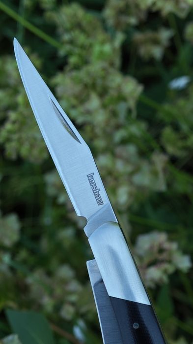Kershaw Iredale 4386 Micarta, складний джентельменський ніж, 3 типа  лез різної довжини, накладки micarta, латунні лайнери ,поліровані больстери