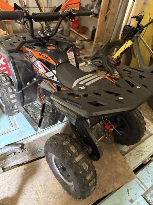 Дитячий електричний квадроцикл Asix E-M10/6 1000W-помаранчевий